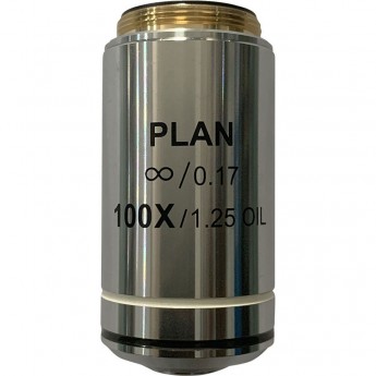 Объектив планахроматический LEVENHUK MED 100x/беск